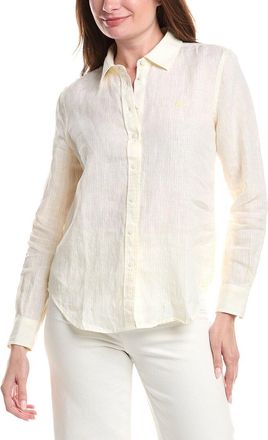 Brooks Brothers Yarn Dye Stripe Linen Classic Shirt