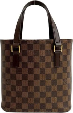 Louis Vuitton Pre-owned Mini Bag - Dames - Vintage Mini Tas - Bruin - ONE Size - Leer - Vintage