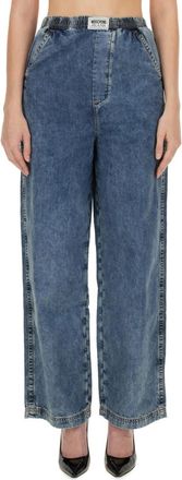 Moschino Denim Loose High Rise Jeans