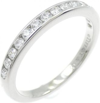 Tiffany & Co. Silver Platinum 950 Band Ring (Pre-Owned)