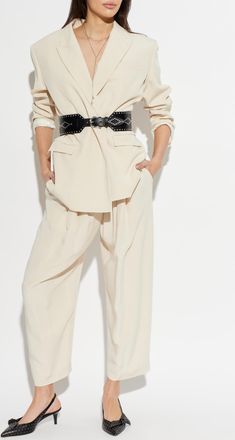 Isabel Marant Trousers Janice, Womens, Cream