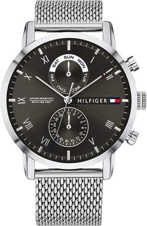Tommy Hilfiger Kane Chronograaf Horloge - Heren - Horloges - Grijs - ONE Size - Accessoires