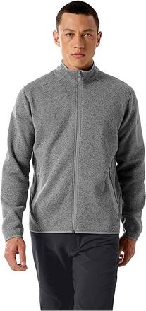 Arc'teryx Covert Cardigan Mens Sweater Cloud Heather/Void : XS, Polyester