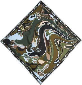 Emilio Pucci Foulard 90X90 Silk Twill