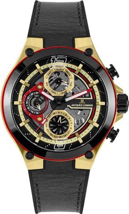 Jacques Lemans 1-2150C Mens Manchester Watch - Gold - One Size