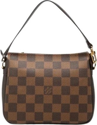 Louis Vuitton Pre-owned Trousse Make-up Pouch - Dames - Vintage Schoudertas - Bruin - ONE Size - Leer - Vintage