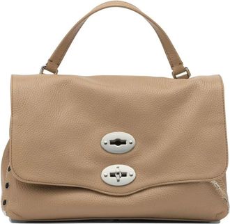 Zanellato Postina Daily leren handtas - Dames - Handtassen - Bruin - ONE Size - Leer - Tassen
