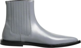 Dolce & Gabbana Ankle Boots, male, Gray, Size: 11 US Chelsea Short Ankle Boots