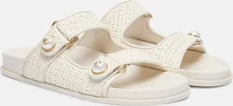 Jimmy Choo London Sandali Fayence con perle bijoux