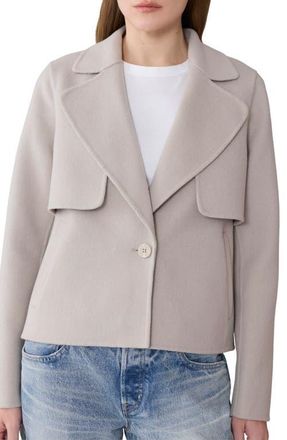 Soia & Kyo Selah Wool Blend Coat in Light Oak at Nordstrom, Size X-Large