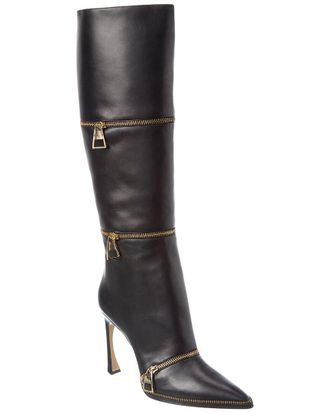 Alexandre Birman Zoe 85 Leather Knee-High Boot