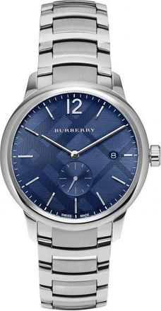 Burberry Accessoires, Heren, Grijs, ONE Size, Het Klassieke Horloge