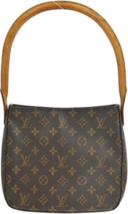 Louis Vuitton Pre-owned Shoulder Bags, female, Brown, Size: ONE SIZE Pre-owned Monogram Canvas Handbag