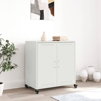 Berkfield Home Sideboard White 68.5x39x72 cm Steel