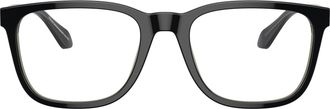 Giorgio Armani 0ar7255 Rectangular Acetate Eyeglasses with Translucent Arms