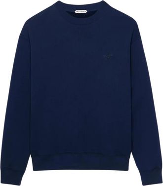 J.W.Anderson Ribbon Anchor Sweatshirt - Heren - Sweatshirts - Blauw - L - Katoen - Hoodies & sweatvesten