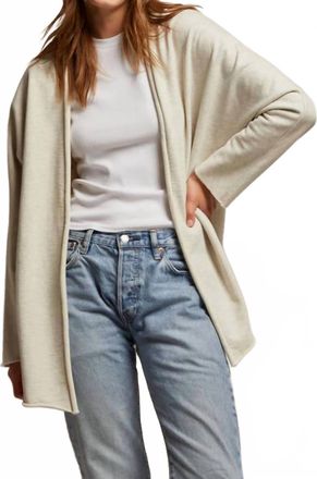 perfectwhitetee Celeste Cardigan In Cream