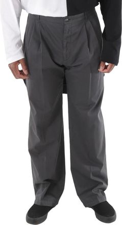 Burberry Pfd Wool Wide-Leg Panel Detail Trousers, Brand Size 54 (Waist Size 37.4)