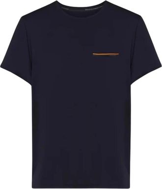 Roberto Ricci Design Casual Katoenen T-shirt - Heren - T-shirts - Blauw - XL - Katoen - Tops