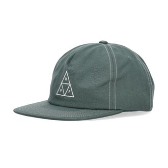 HUF Driehoek Snapback Pet Katoenen Materiaal - Heren - Petten - Groen - ONE Size - Katoen - Accessoires