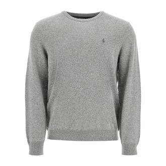 Polo Ralph Lauren Heren, Truien, Grijs, Maat: M Wol