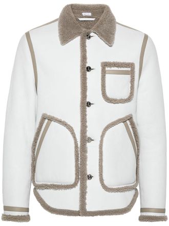Thom Browne Leren jack - Wit