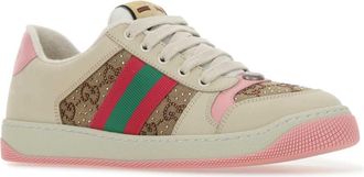 Gucci Womens Multicolor Screener Sneakers 2587 T Cotton Polyester