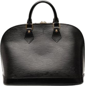 Louis Vuitton Pre-owned Handbags, female, Black, Size: ONE SIZE Pre-owned Alma PM