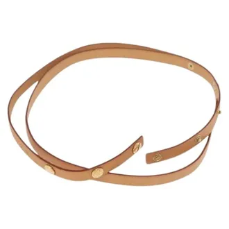 Louis Vuitton Pre-owned Shoulder Strap - female - Louis Vuitton Vintage - Vintage Belts - Beige - ONE SIZE - Pre-owned