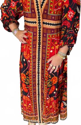 Tolani Womens Leigh Flowy Dress In Sangria