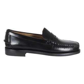Sebago Loafers, male, Black, Size: 10 1/2 US Dan Classic Moccasin