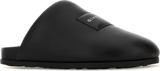 Givenchy Mens Puffy Slipper Black Lamb