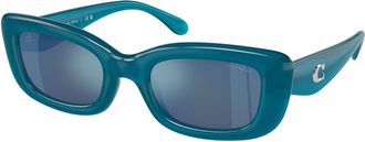 Coach HC8390U CR610 580655 Womens Sunglasses Blue Size 51