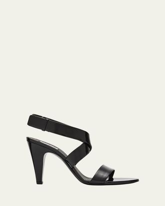Alaia 90mm Patent Leather Sandals