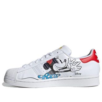 adidas Disney x Superstar Mickey and Minnie - White Vivid Red GW2248