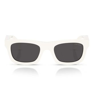 Prada Sunglasses Prc06 S 17 K08 Z Talc White/Dark Grey Women