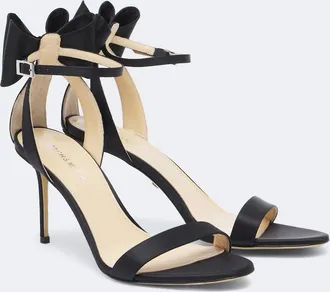 Mach & Mach Le Cadeau bow-detail satin sandals