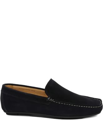 GANT suede loafers - men - Rubber/Calf Leather/Calf Suede - 41 - Blue