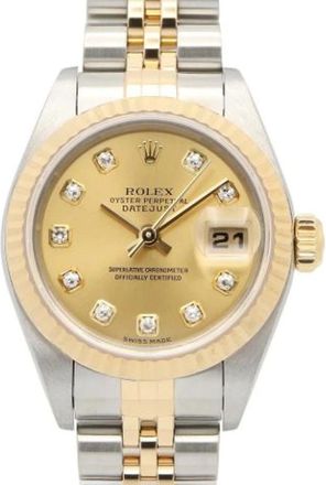 Rolex Orologio da polso vintage Pre-owned - - Pre-owned - Donna - Giallo - ONE SIZE