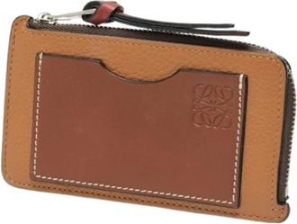 Loewe Pre-owned Wallets, female, Brown, Size: ONE SIZE Pre-owned Leather Wallet