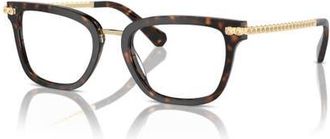 Swarovski 52mm Square optical glasses in Brown at Nordstrom