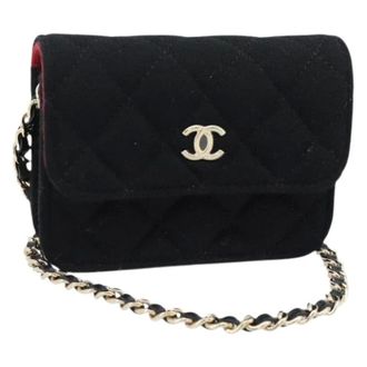Chanel Pre-owned Mini Bags, female, Black, Size: ONE SIZE Pre-owned Mini Shoulder Bag