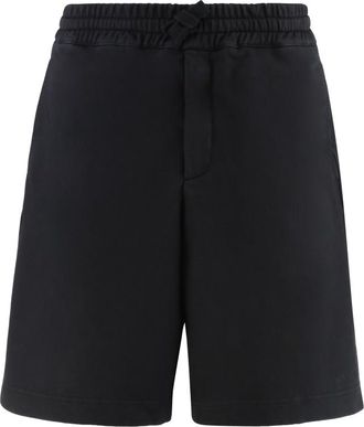 Alexander McQueen Black Relaxed Solid Shorts