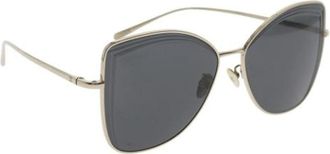 Chanel Pre-owned Teardrop Metalen Zonnebril - Heren - Vintage Accessoires - Grijs - ONE Size - Vintage