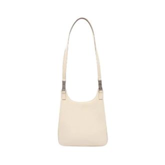 Ferragamo Pre-owned Leren Schoudertas - Dames - Pre-owned - Beige - Maat: ONE Size Leer