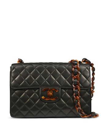 Chanel 1995 Jumbo Classic Flap shoulder bag - Black