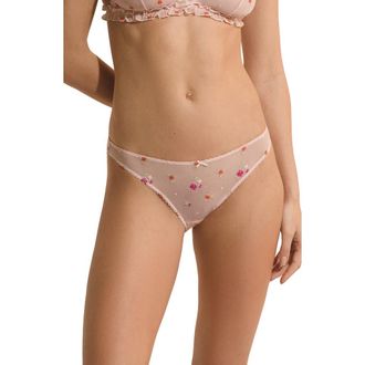 Etam Freesia Bikini in Imp Fond Rose at Nordstrom, Size Xx-Large