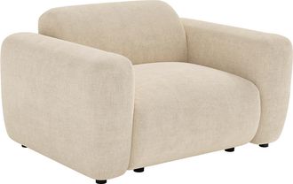 Vente-Unique Poltrona In Tessuto Beige - Pogni Di Maison C&eacute;phy