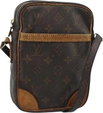 Louis Vuitton Tweedehands Canvas Louis Vuitton tassen - Dames - Vintage Schoudertas - Bruin - ONE Size - Vintage