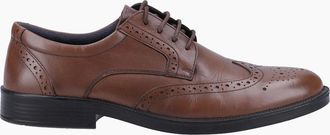 Hush Puppies Mens Hush Puppies NOLAN Mens Derby Shoes Tan - Brown - Size: 12